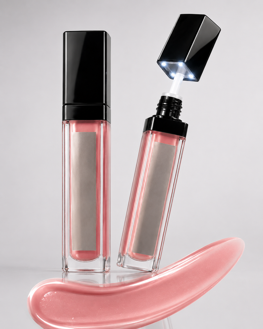 Peach Me LED Light + Mirror Lip Gloss